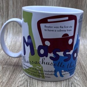 Starbucks  Massachusetts 16 Oz Mug State of Bean Massachusetts Jan Belson
